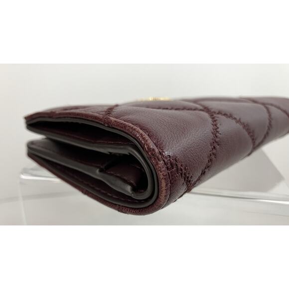 Tory Burch Willa Medium Wallet Claret - Picture 8 of 15